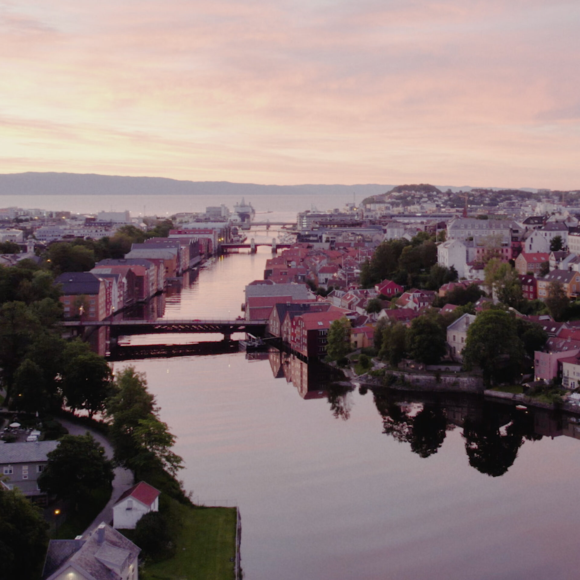 Dronebilde-Trondheim